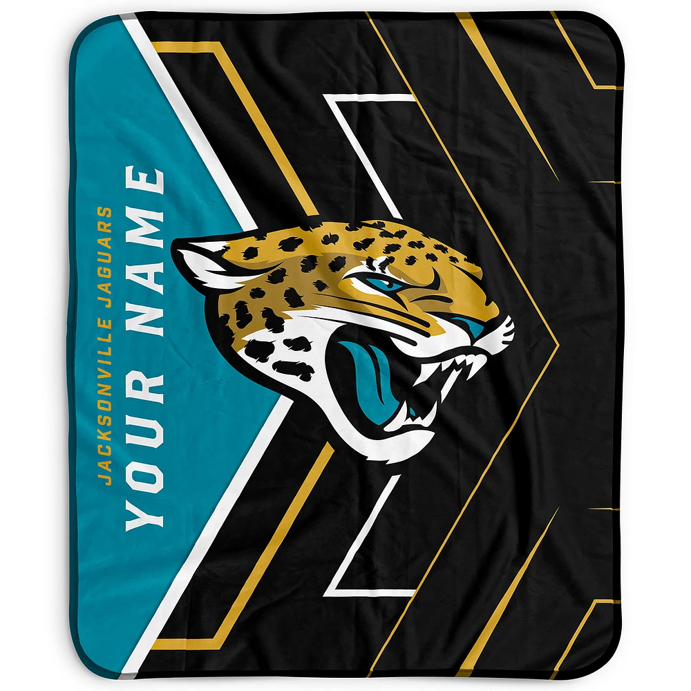 Pegasus Jacksonville Jaguars 50" x 60" Arrow Personalized Fleece Blanket