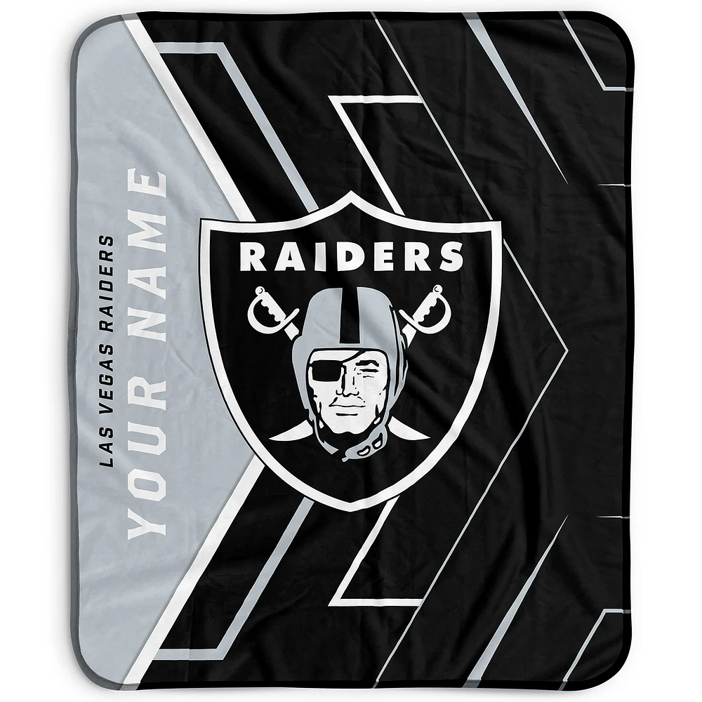 Pegasus Las Vegas Raiders 50" x 60" Arrow Personalized Fleece Blanket