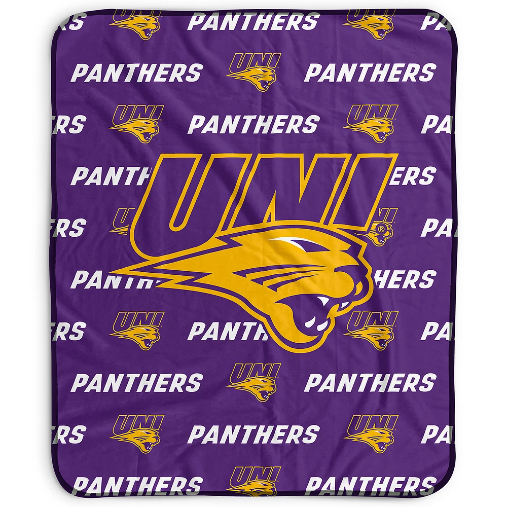 Pegasus Northern Iowa Panthers 50" x 60" Repeat Wordmark Fleece Blanket