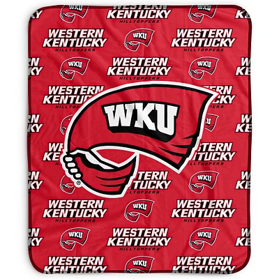 Pegasus Western Kentucky Hilltoppers 50" x 60" Repeat Wordmark Fleece Blanket