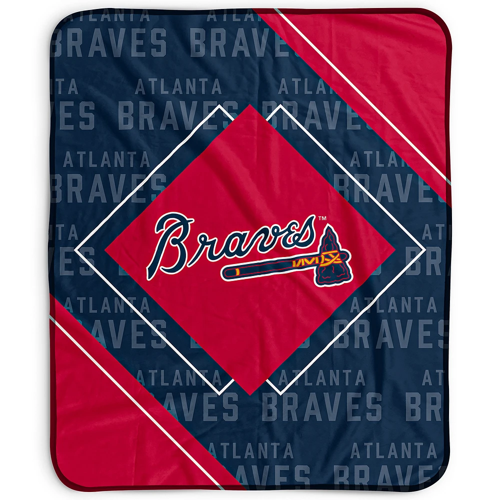 Pegasus Atlanta Braves 50" x 60" Diamond Logo Fleece Blanket