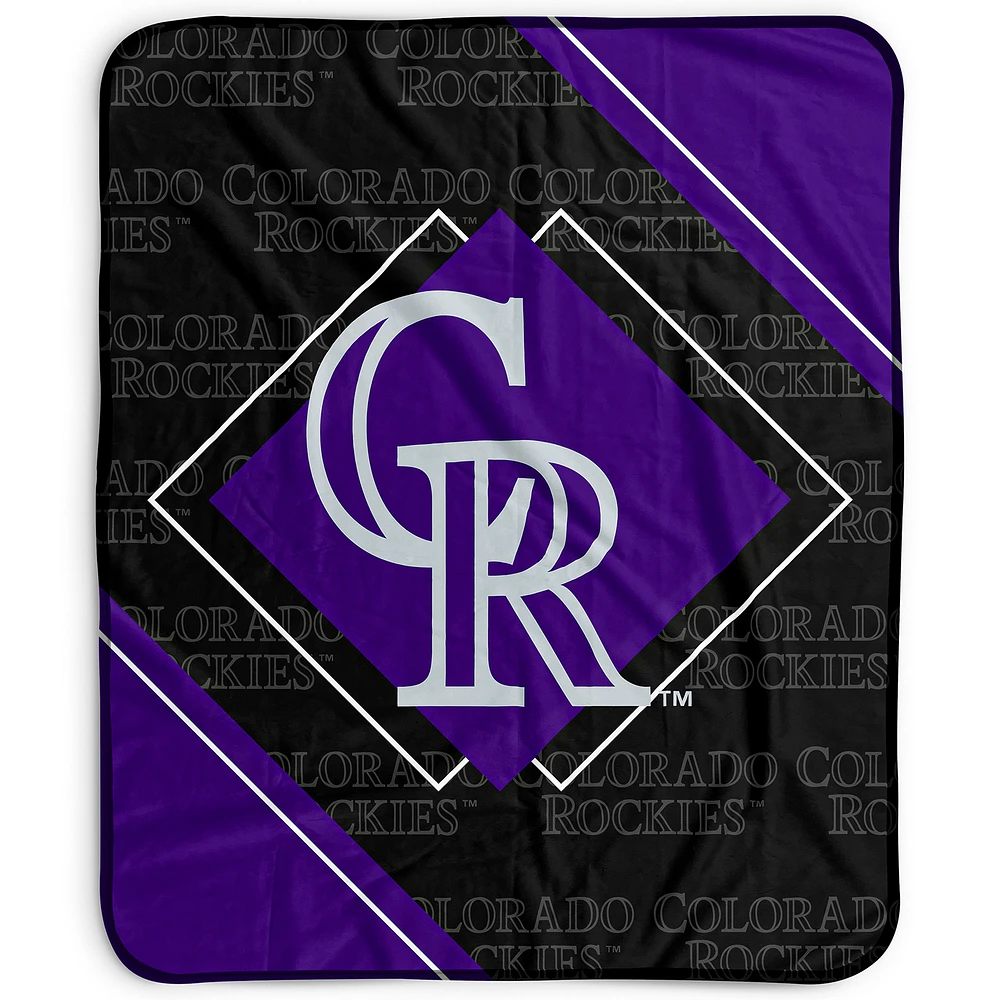 Pegasus Colorado Rockies 50" x 60" Diamond Logo Fleece Blanket