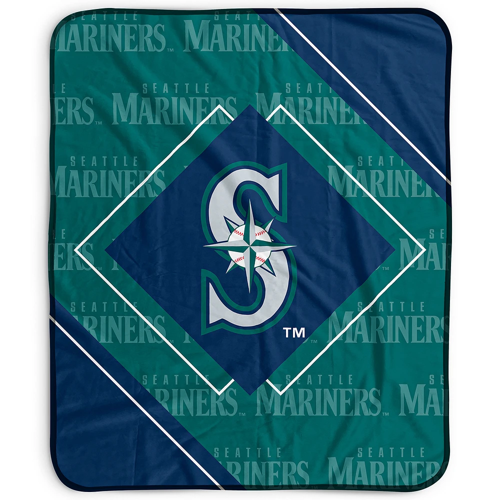 Pegasus Seattle Mariners 50" x 60" Diamond Logo Fleece Blanket
