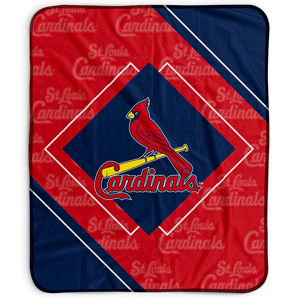 Pegasus St. Louis Cardinals 50" x 60" Diamond Logo Fleece Blanket