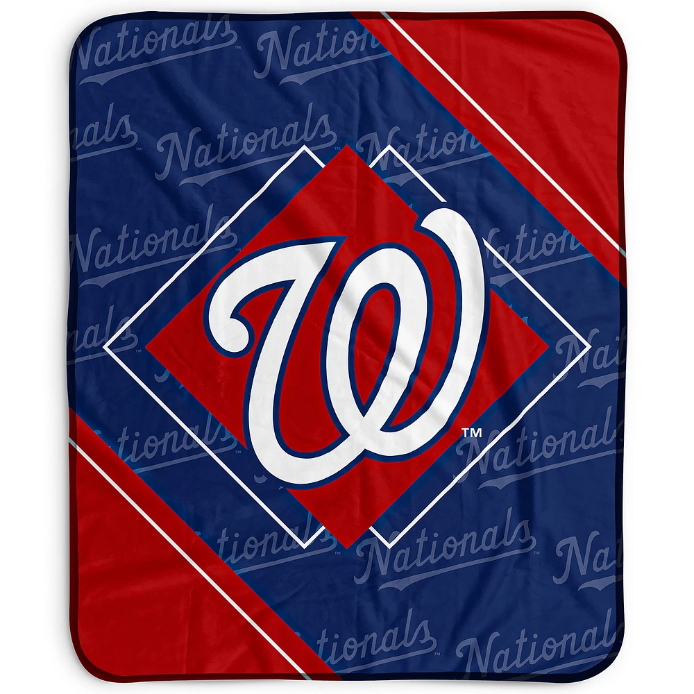 Pegasus Washington Nationals 50" x 60" Diamond Logo Fleece Blanket