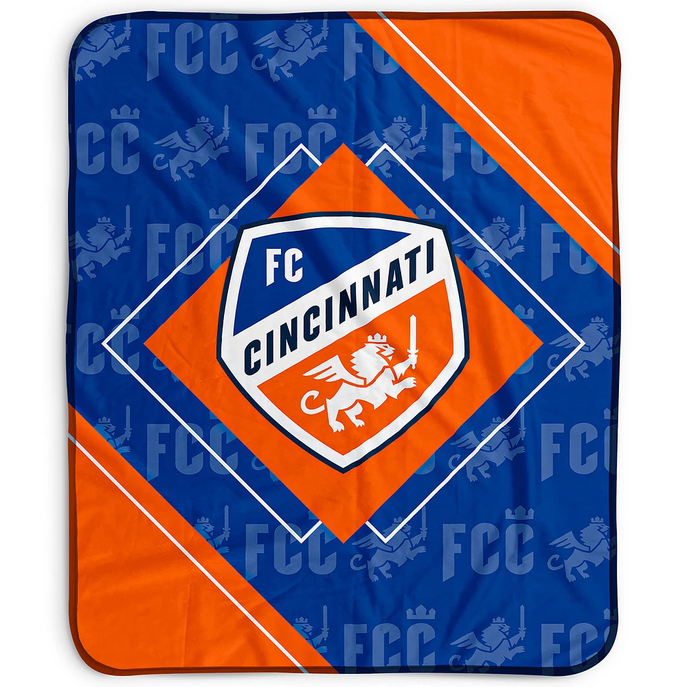Pegasus FC Cincinnati 50" x 60" Diamond Logo Fleece Blanket