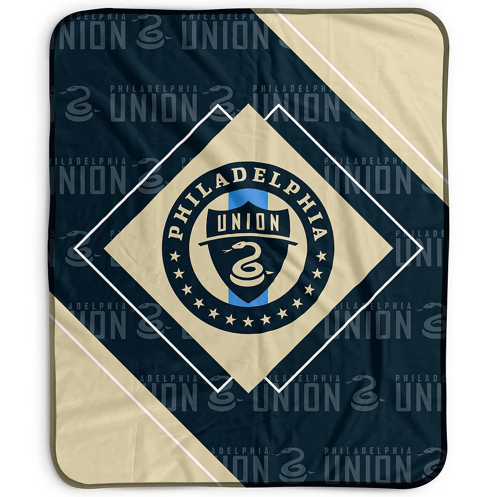 Pegasus Philadelphia Union 50" x 60" Diamond Logo Fleece Blanket