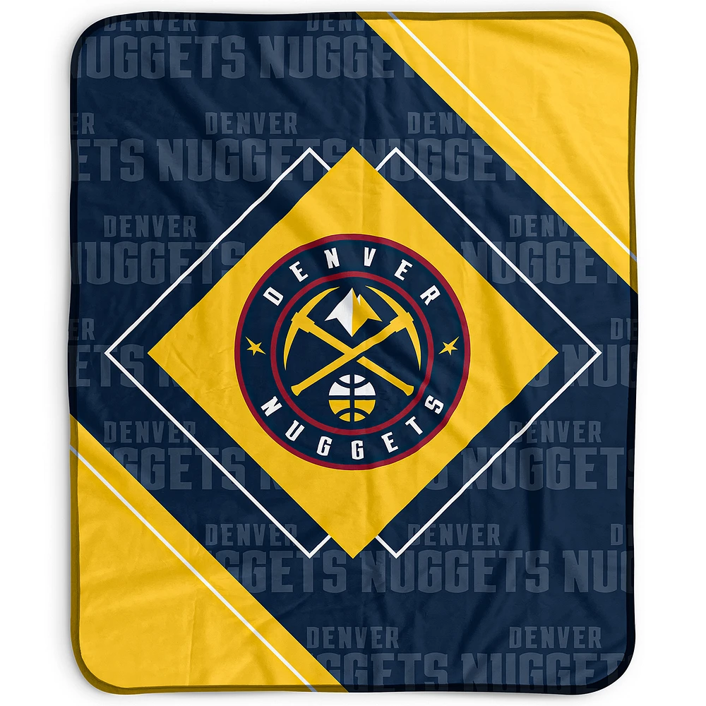 Pegasus Denver Nuggets 50" x 60" Diamond Logo Fleece Blanket