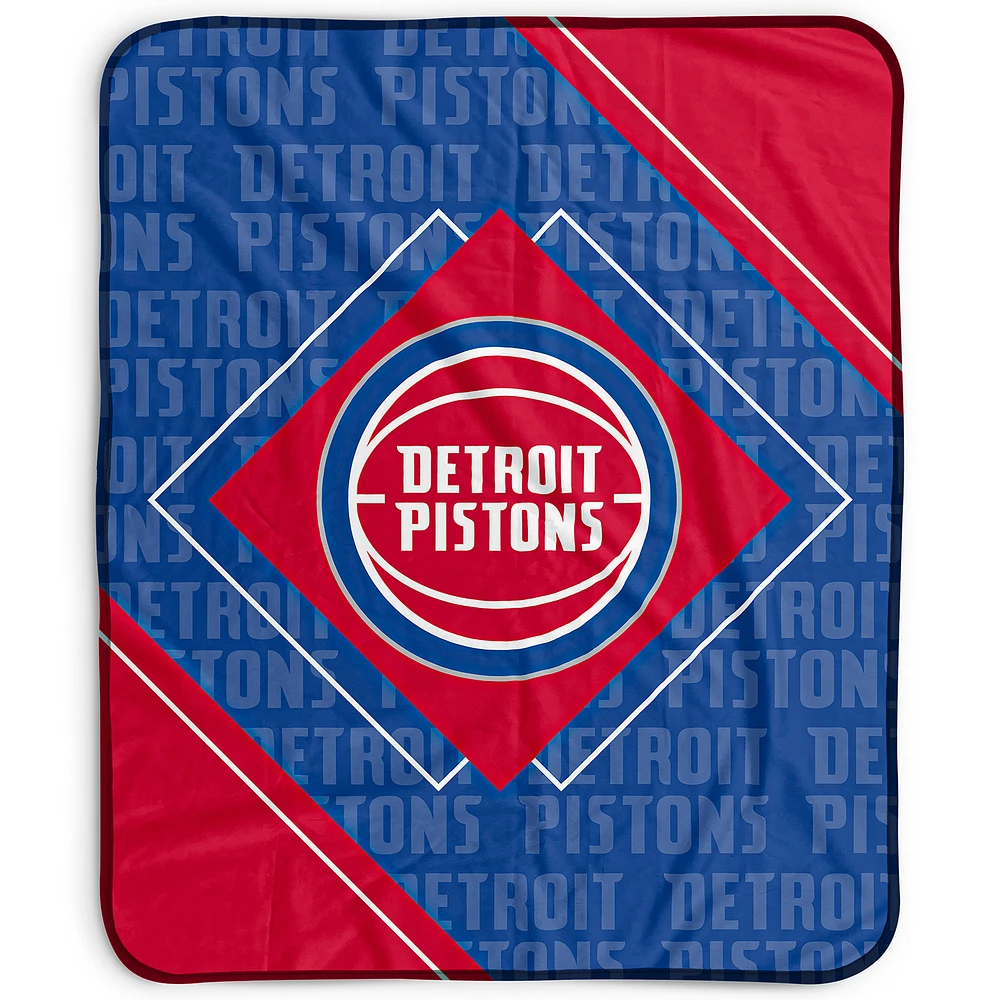 Pegasus Detroit Pistons 50" x 60" Diamond Logo Fleece Blanket