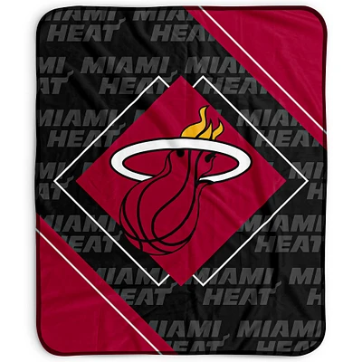 Pegasus Miami Heat 50" x 60" Diamond Logo Fleece Blanket
