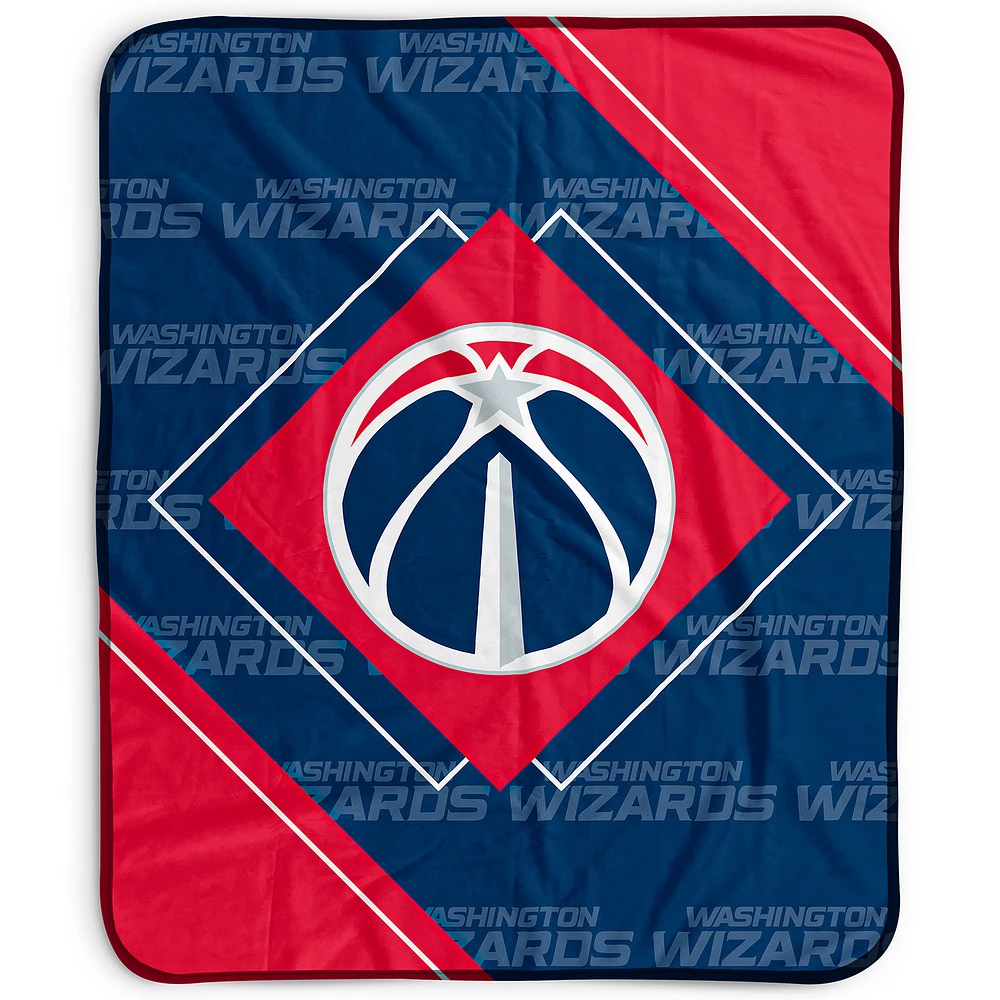 Pegasus Washington Wizards 50" x 60" Diamond Logo Fleece Blanket