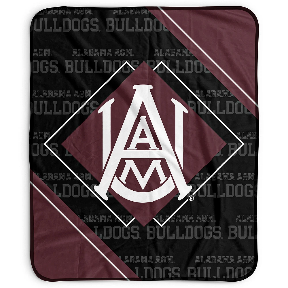 Pegasus Alabama A&M Bulldogs 50" x 60" Diamond Logo Fleece Blanket