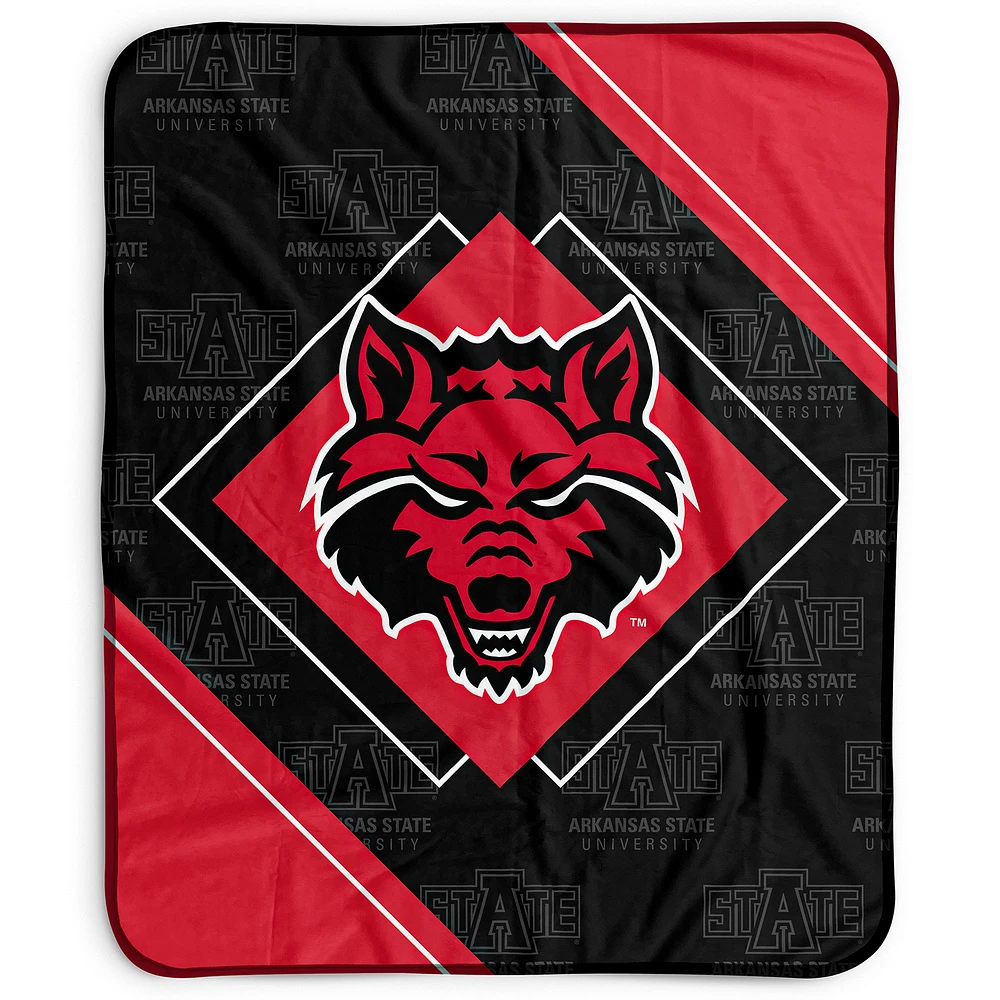 Pegasus Arkansas State Red Wolves 50" x 60" Diamond Logo Fleece Blanket