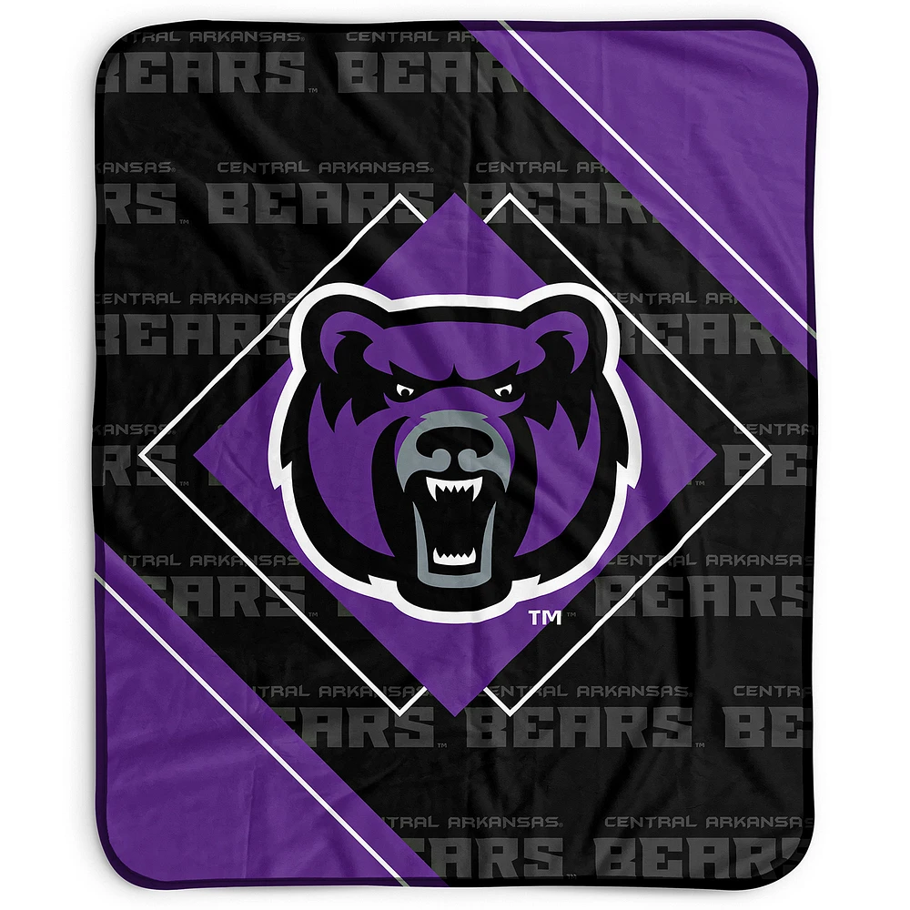 Pegasus Central Arkansas Bears 50" x 60" Diamond Logo Fleece Blanket