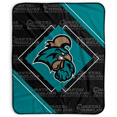 Pegasus Coastal Carolina Chanticleers 50" x 60" Diamond Logo Fleece Blanket