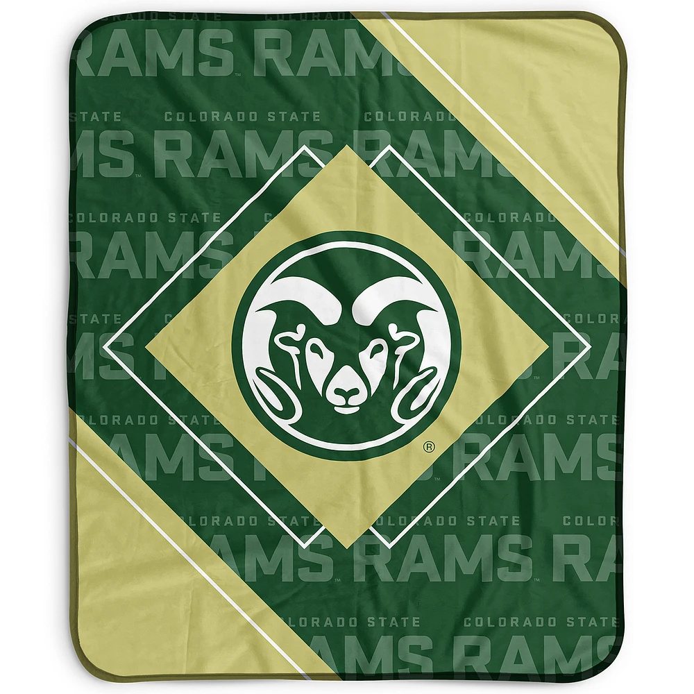 Pegasus Colorado State Rams 50" x 60" Diamond Logo Fleece Blanket