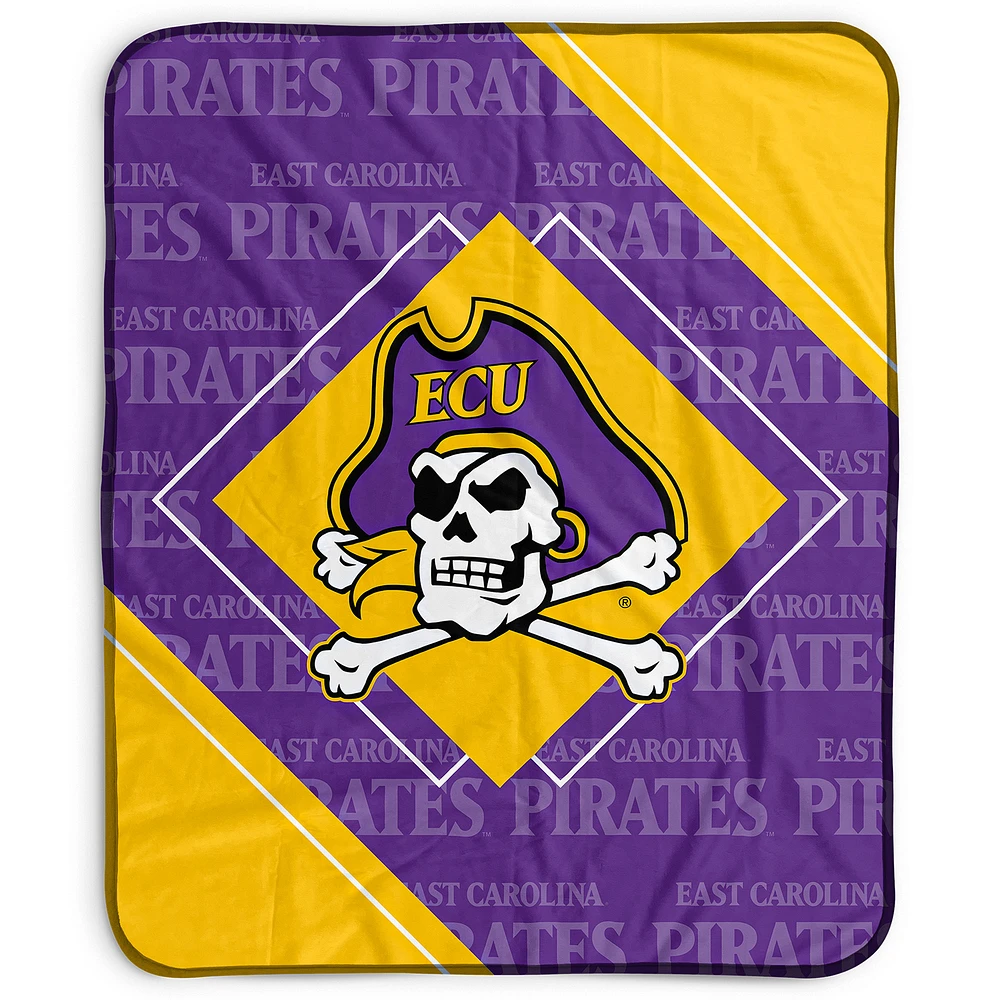 Pegasus ECU Pirates 50" x 60" Diamond Logo Fleece Blanket