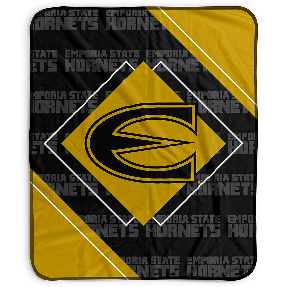 Pegasus Emporia State Hornets 50" x 60" Diamond Logo Fleece Blanket