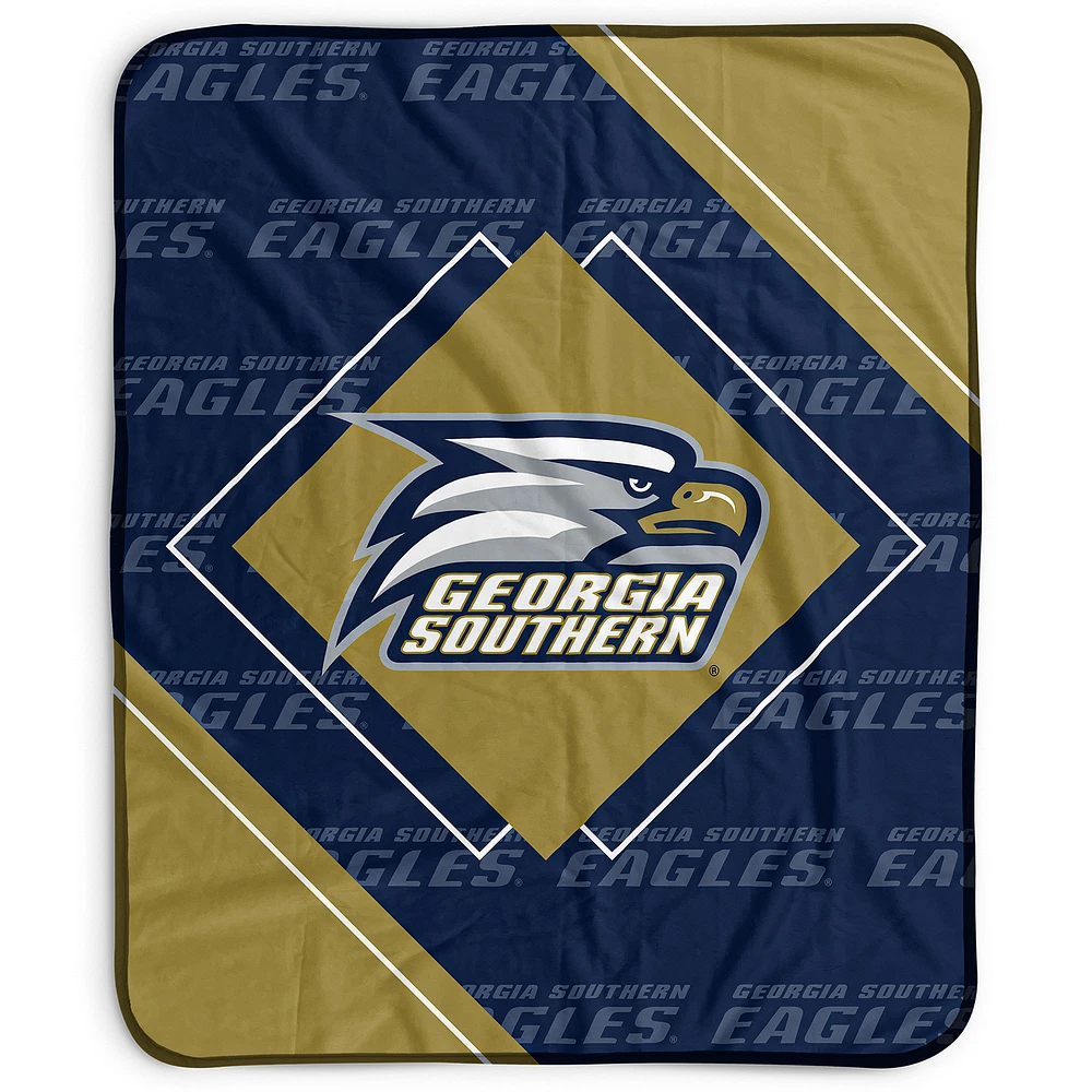 Pegasus Georgia Southern Eagles 50" x 60" Diamond Logo Fleece Blanket