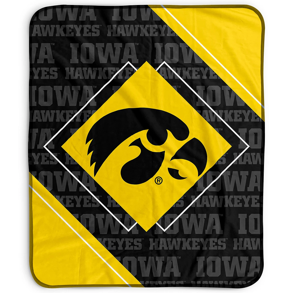 Pegasus Iowa Hawkeyes 50" x 60" Diamond Logo Fleece Blanket