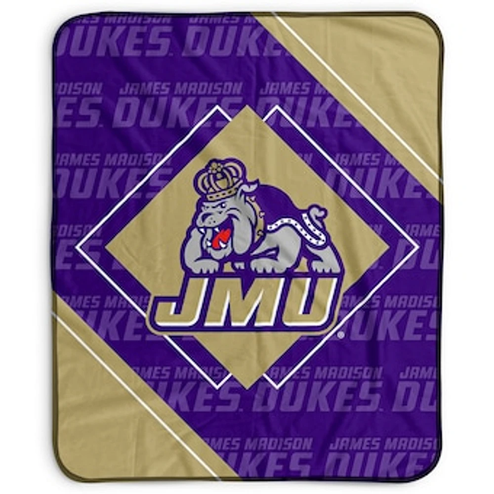 Pegasus James Madison Dukes 50" x 60" Diamond Logo Fleece Blanket