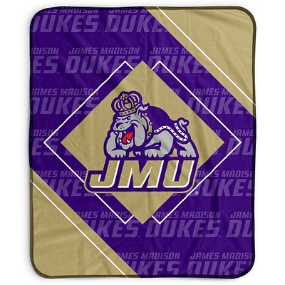 Pegasus James Madison Dukes 50" x 60" Diamond Logo Fleece Blanket
