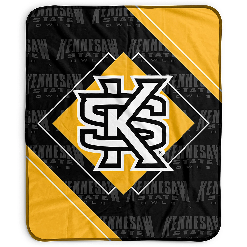 Pegasus Kennesaw State Owls 50" x 60" Diamond Logo Fleece Blanket