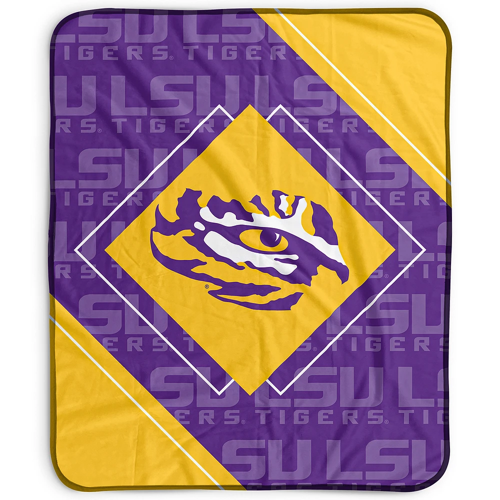 Pegasus LSU Tigers 50" x 60" Diamond Logo Fleece Blanket