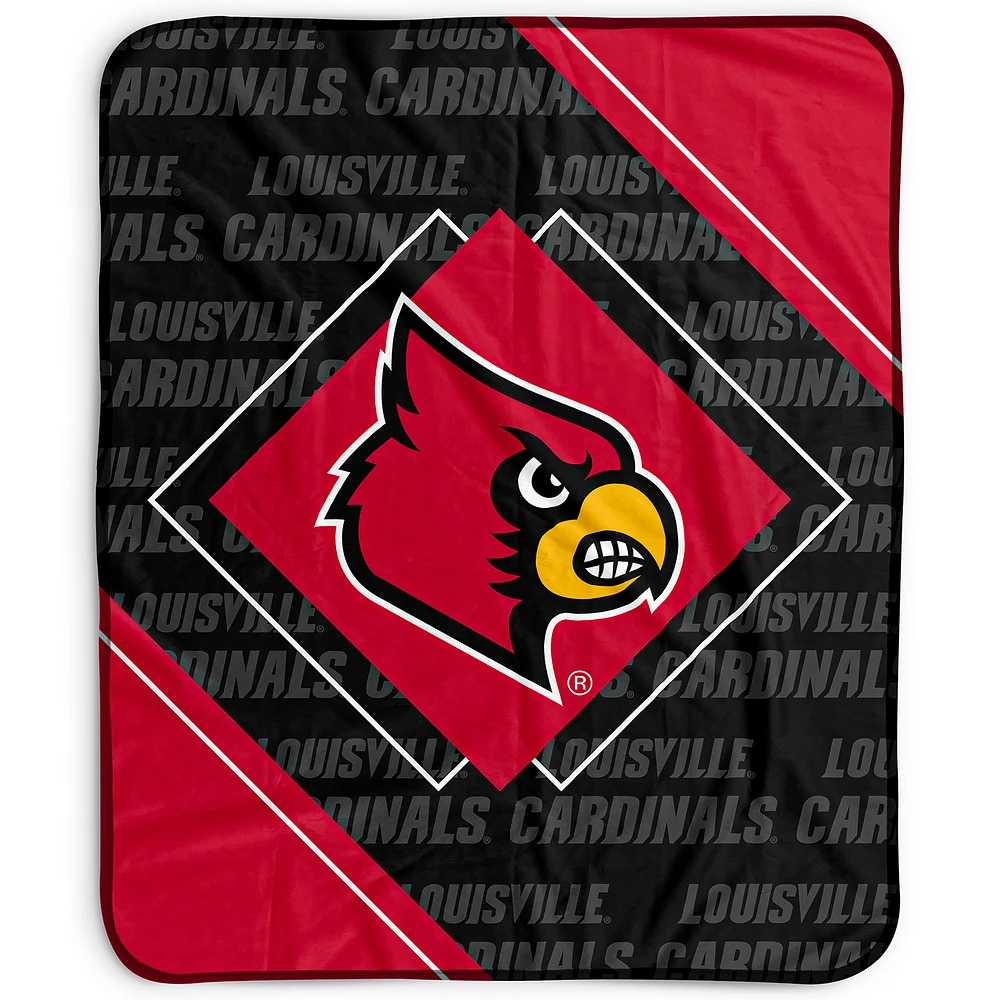 Pegasus Louisville Cardinals 50" x 60" Diamond Logo Fleece Blanket