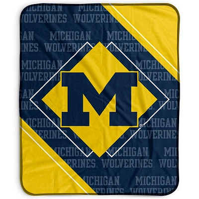 Pegasus Michigan Wolverines 50" x 60" Diamond Logo Fleece Blanket