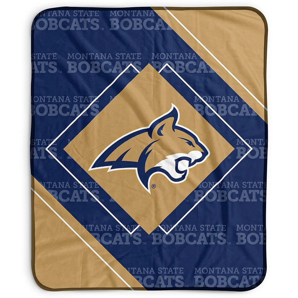 Pegasus Montana State Bobcats 50" x 60" Diamond Logo Fleece Blanket