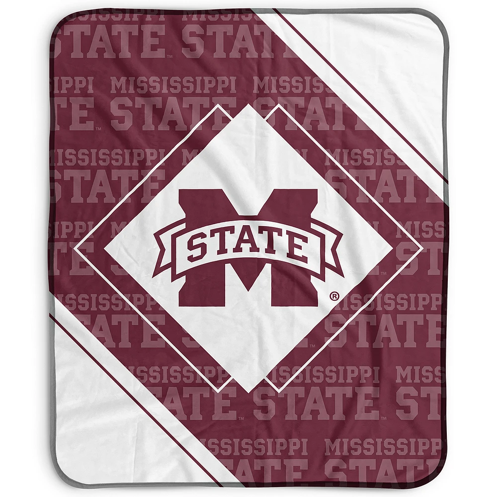 Pegasus Mississippi State Bulldogs 50" x 60" Diamond Logo Fleece Blanket