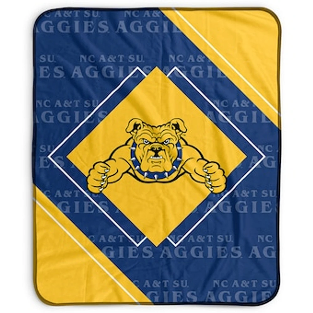 Pegasus North Carolina A&T Aggies 50" x 60" Diamond Logo Fleece Blanket