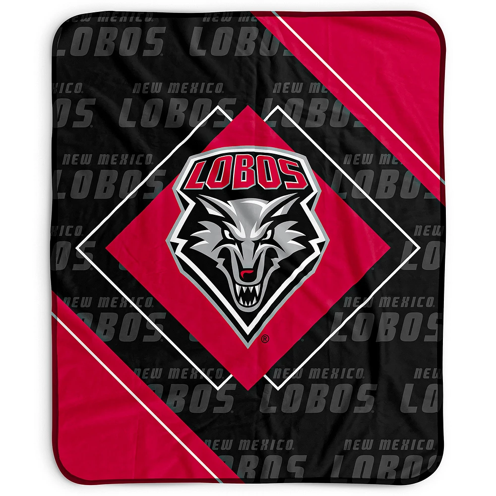 Pegasus New Mexico Lobos 50" x 60" Diamond Logo Fleece Blanket