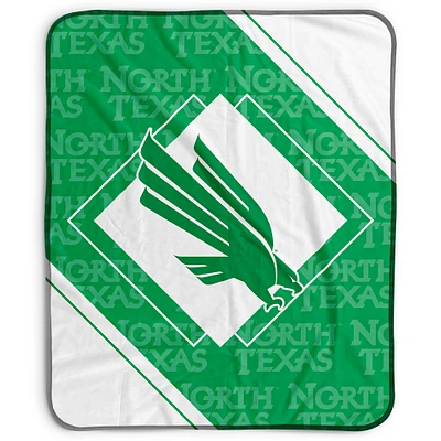 Pegasus North Texas Mean Green 50" x 60" Diamond Logo Fleece Blanket