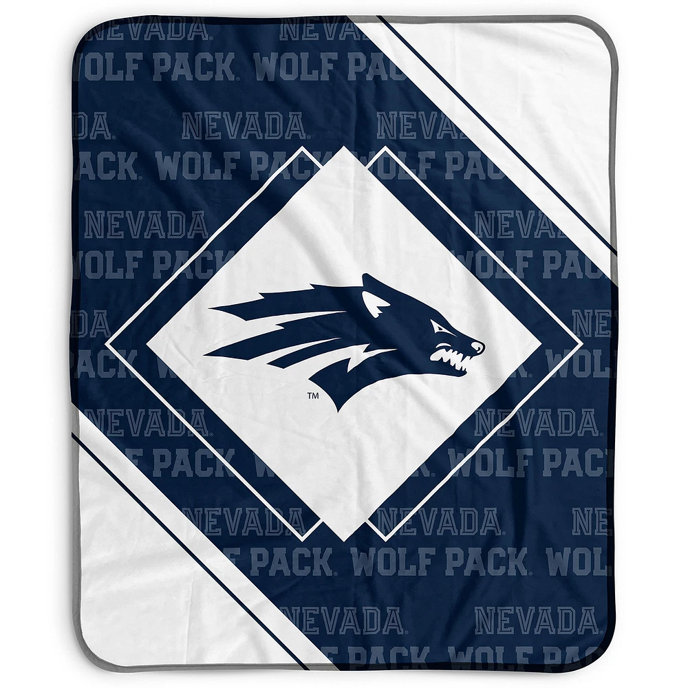 Pegasus Nevada Wolf Pack 50" x 60" Diamond Logo Fleece Blanket