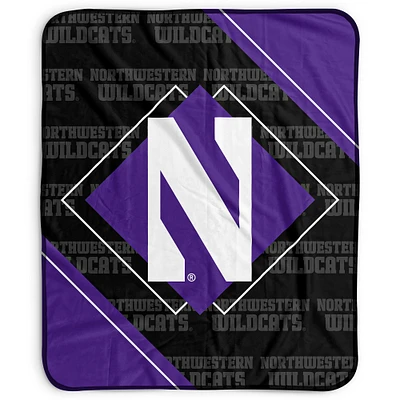 Pegasus Northwestern Wildcats 50" x 60" Diamond Logo Fleece Blanket