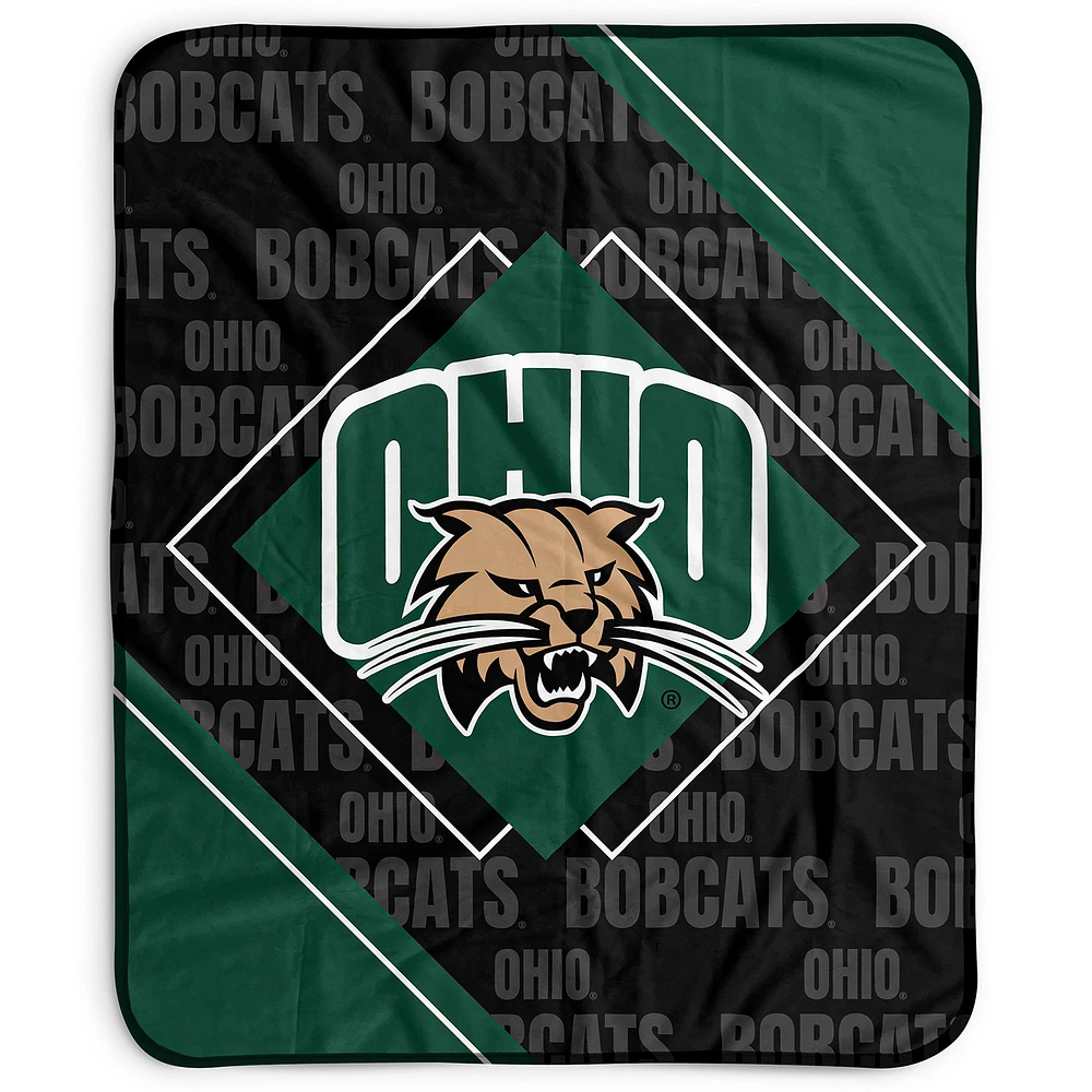 Pegasus Ohio Bobcats 50" x 60" Diamond Logo Fleece Blanket