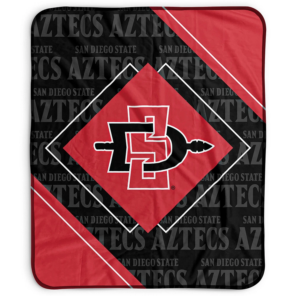 Pegasus San Diego State Aztecs 50" x 60" Diamond Logo Fleece Blanket