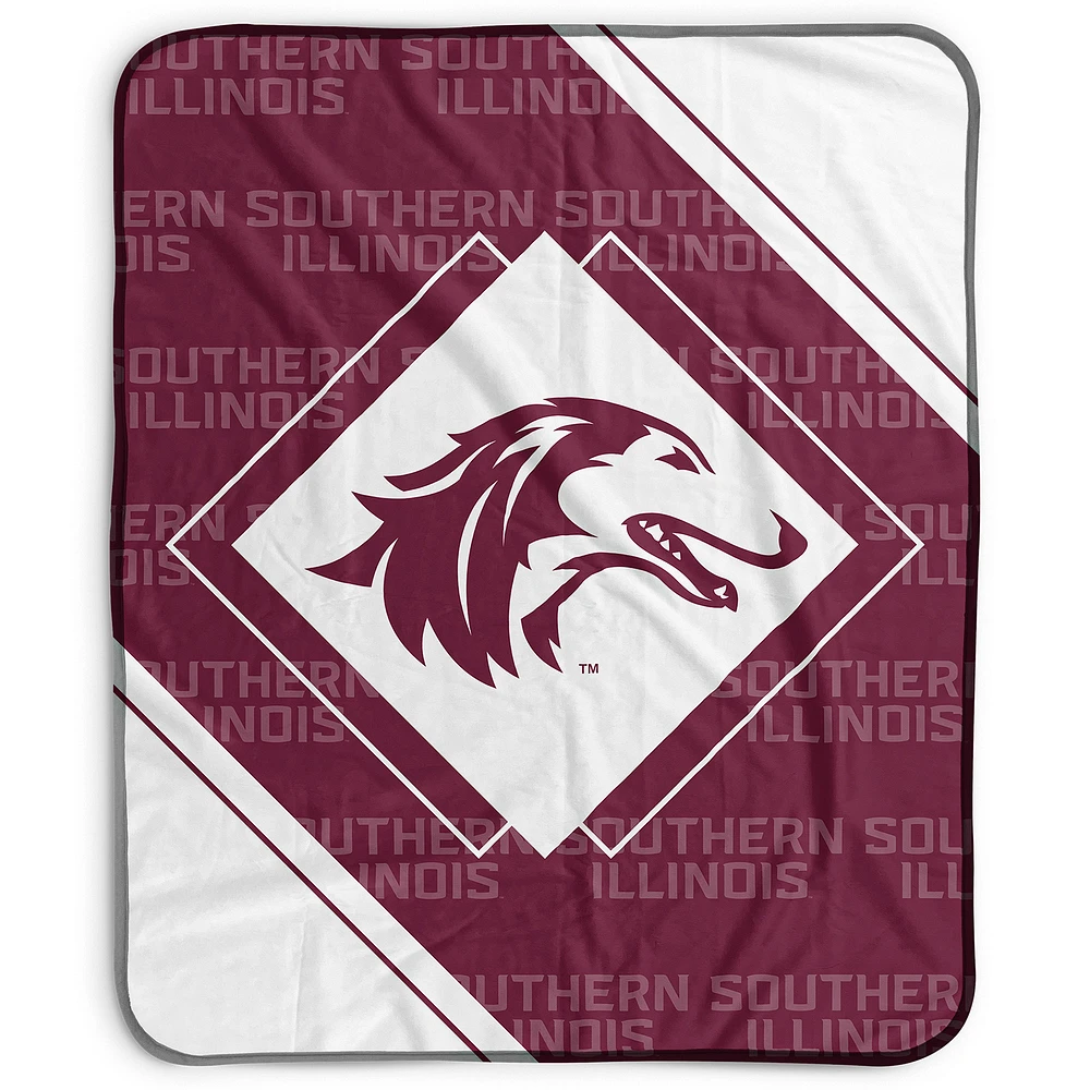 Pegasus Southern Illinois Salukis 50" x 60" Diamond Logo Fleece Blanket