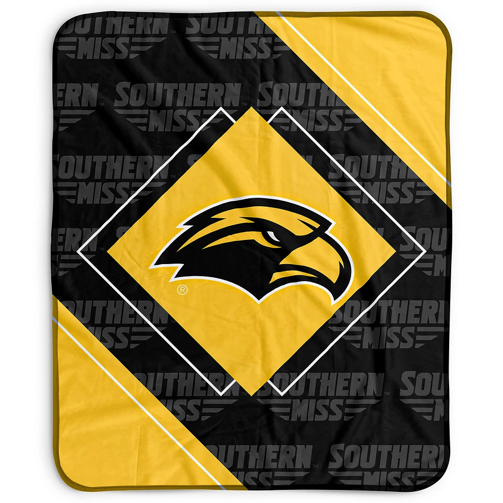 Pegasus Southern Miss Golden Eagles 50" x 60" Diamond Logo Fleece Blanket