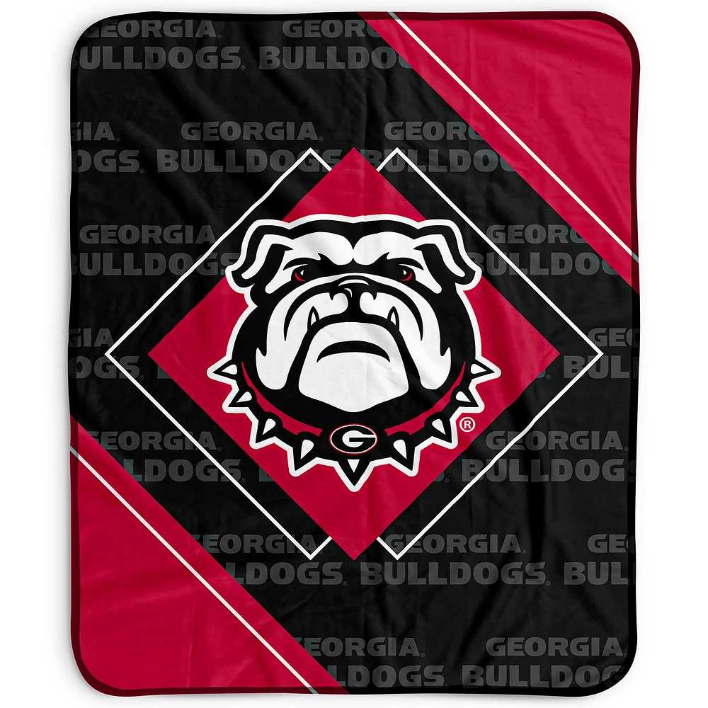 Pegasus Georgia Bulldogs 50" x 60" Diamond Logo Fleece Blanket