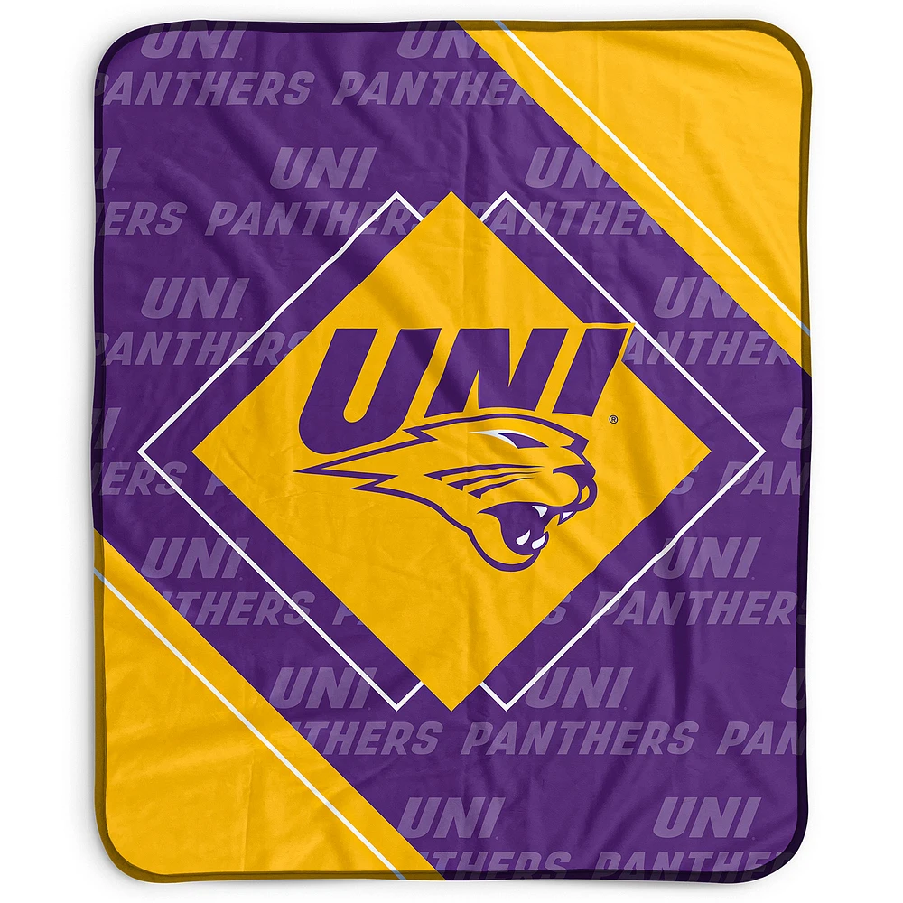 Pegasus Northern Iowa Panthers 50" x 60" Diamond Logo Fleece Blanket