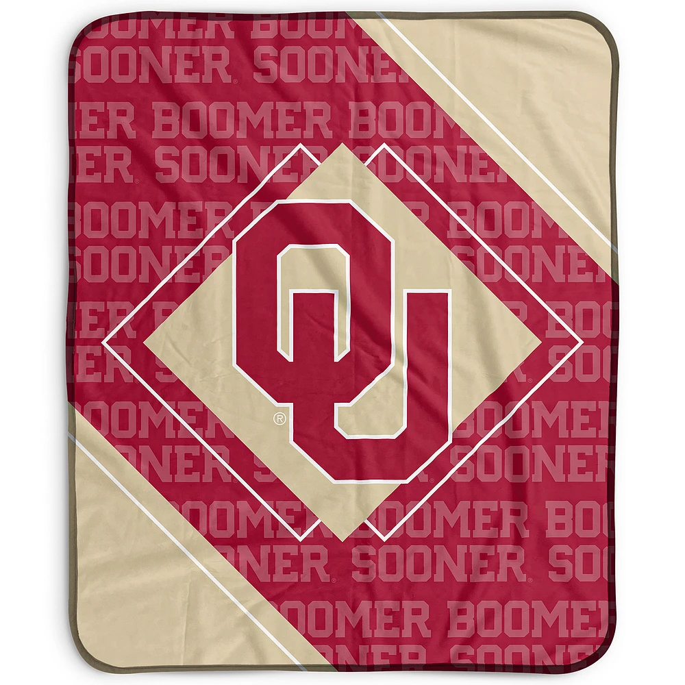 Pegasus Oklahoma Sooners 50" x 60" Diamond Logo Fleece Blanket
