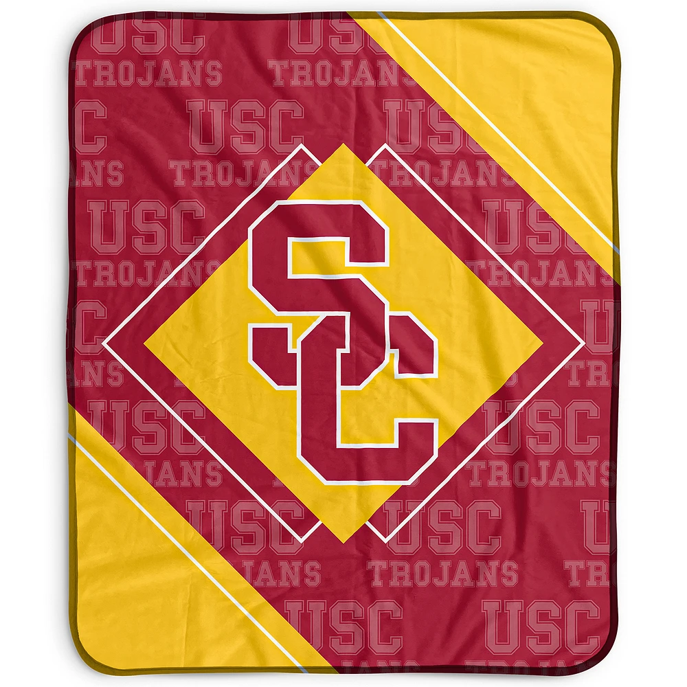 Pegasus USC Trojans 50" x 60" Diamond Logo Fleece Blanket