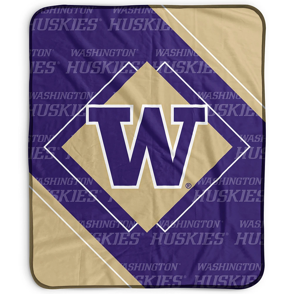 Pegasus Washington Huskies 50" x 60" Diamond Logo Fleece Blanket