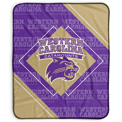 Pegasus Western Carolina Catamounts 50" x 60" Diamond Logo Fleece Blanket