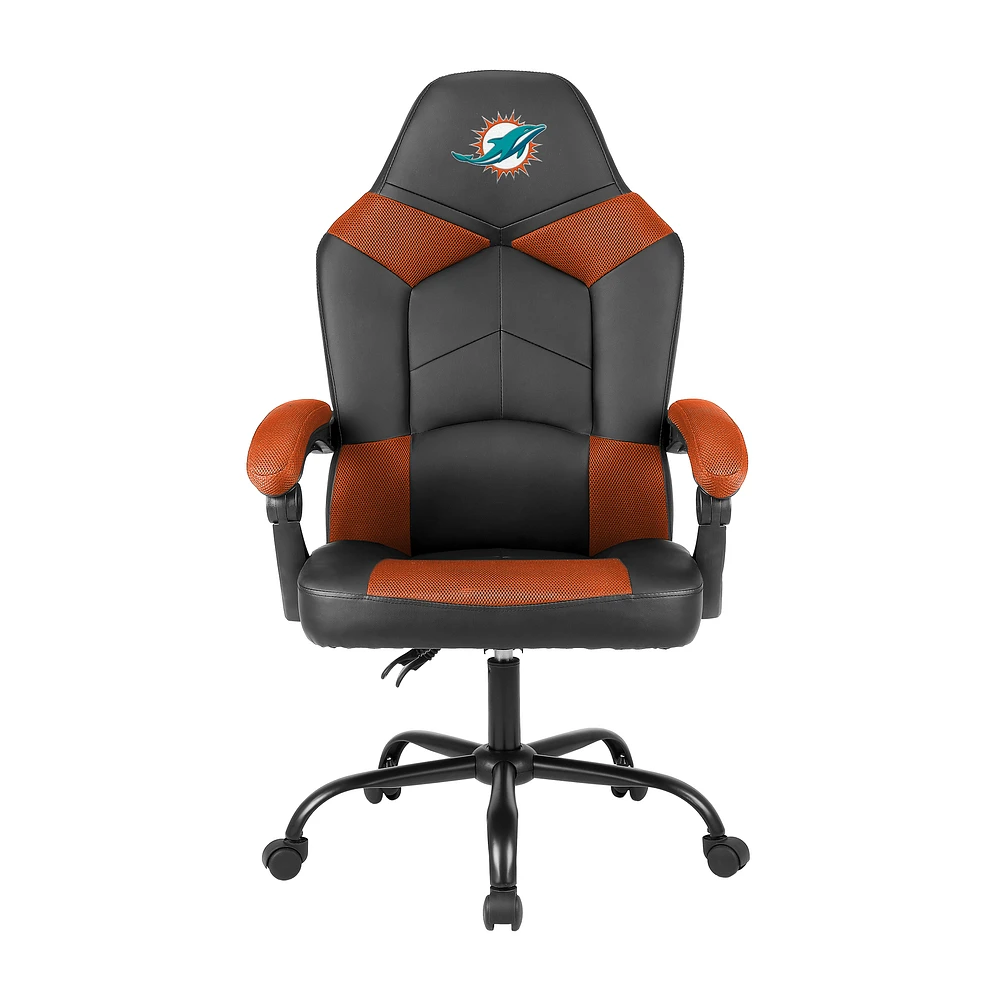 Imperial Black Miami Dolphins Oversized Office Chair