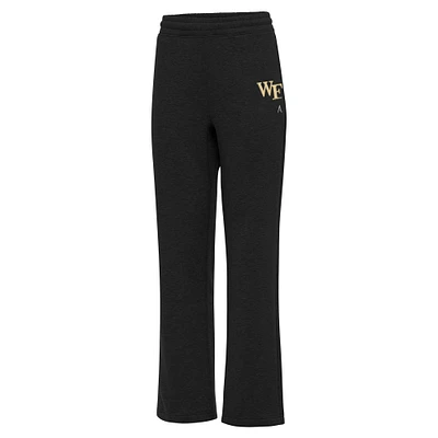 Women's Antigua Black Wake Forest Demon Deacons Victory Sweatpants