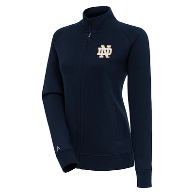 Women's Antigua Navy Notre Dame Fighting Irish Victory Full-Zip Jacket